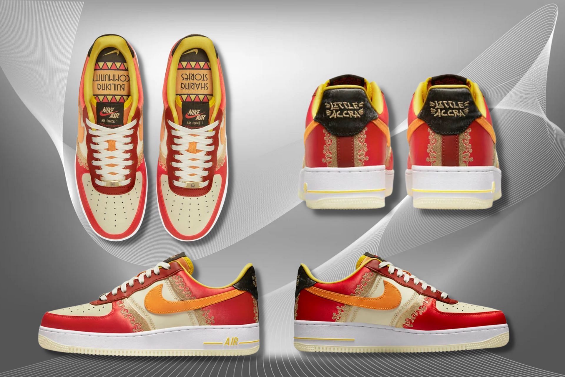 Take a closer look at the impending Nike Air Force 1 Low sneakers (Image via Sportskeeda)