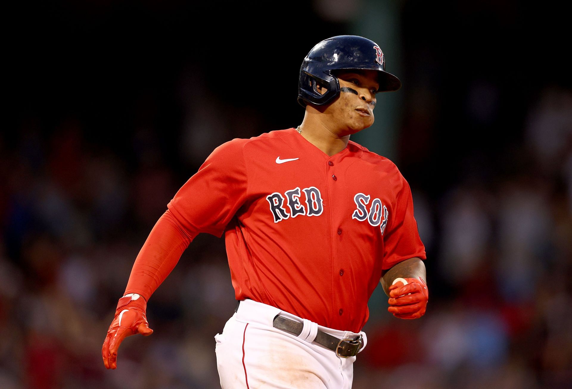 Rafael Devers of the Boston Red Sox has the third-best batting average in all of baseball with .326.