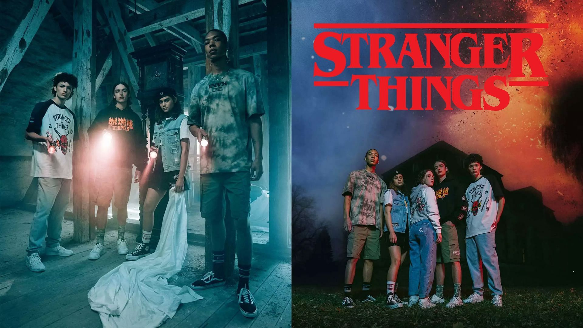 Some of the releases from the Karl Kani x Stranger Things collab (Image via Instagram/@karlkaniclothing)