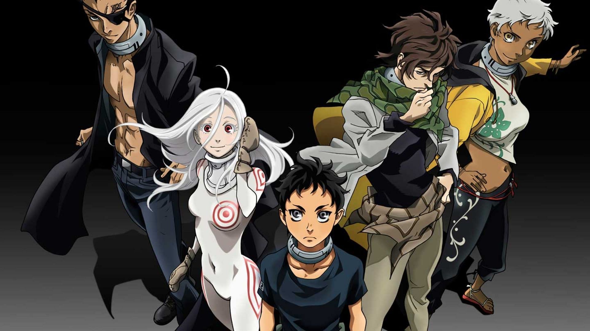 Characters from Deadman Wonderland (Image via Manglobe)