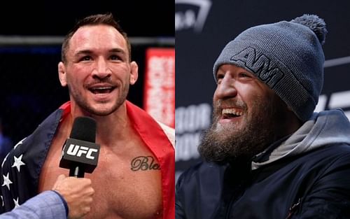 Michael Chandler (left) and Conor McGregor (right)