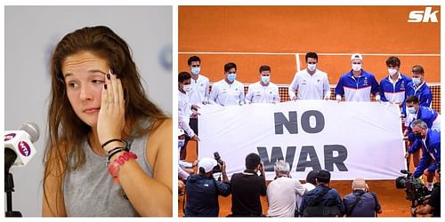 Daria Kasatkina wants the Russia-Ukraine war to end.