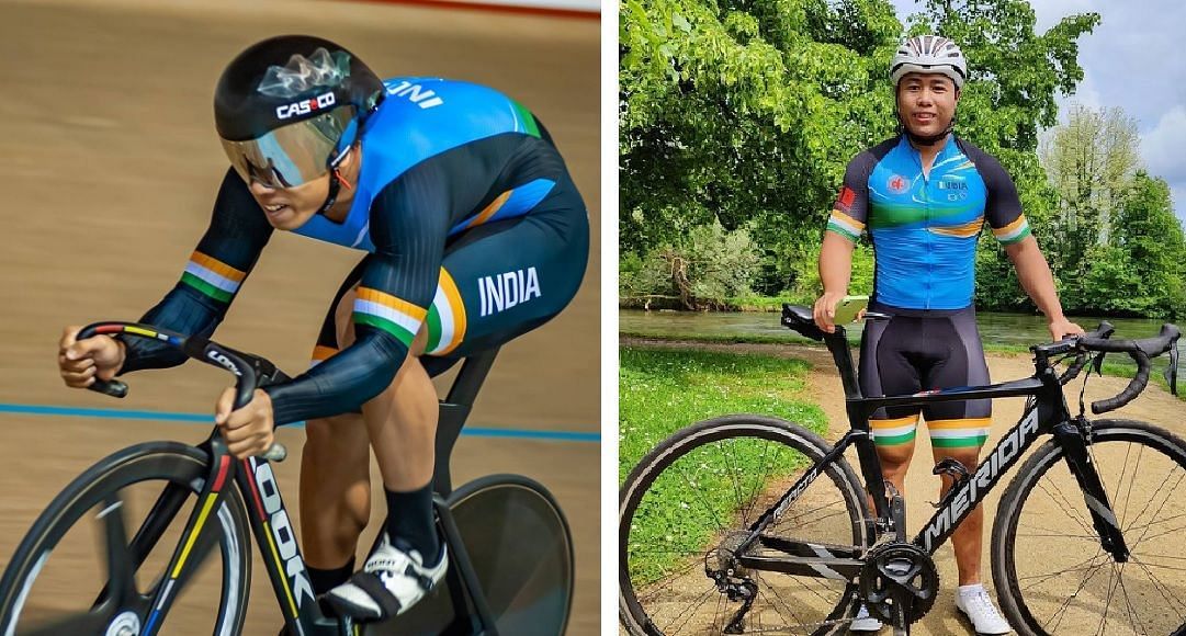 रोनाल्डो सिंह (बाएं) और डेविड बैकहम (दाएं) भारत के साइकलिंग दल में शामिल हैं।