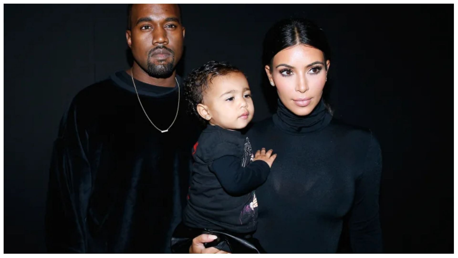 North West is Kim Kardashian and Kanye West&#039;s eldest daughter (image via getty images/Bertrand Rindoff Petroff)