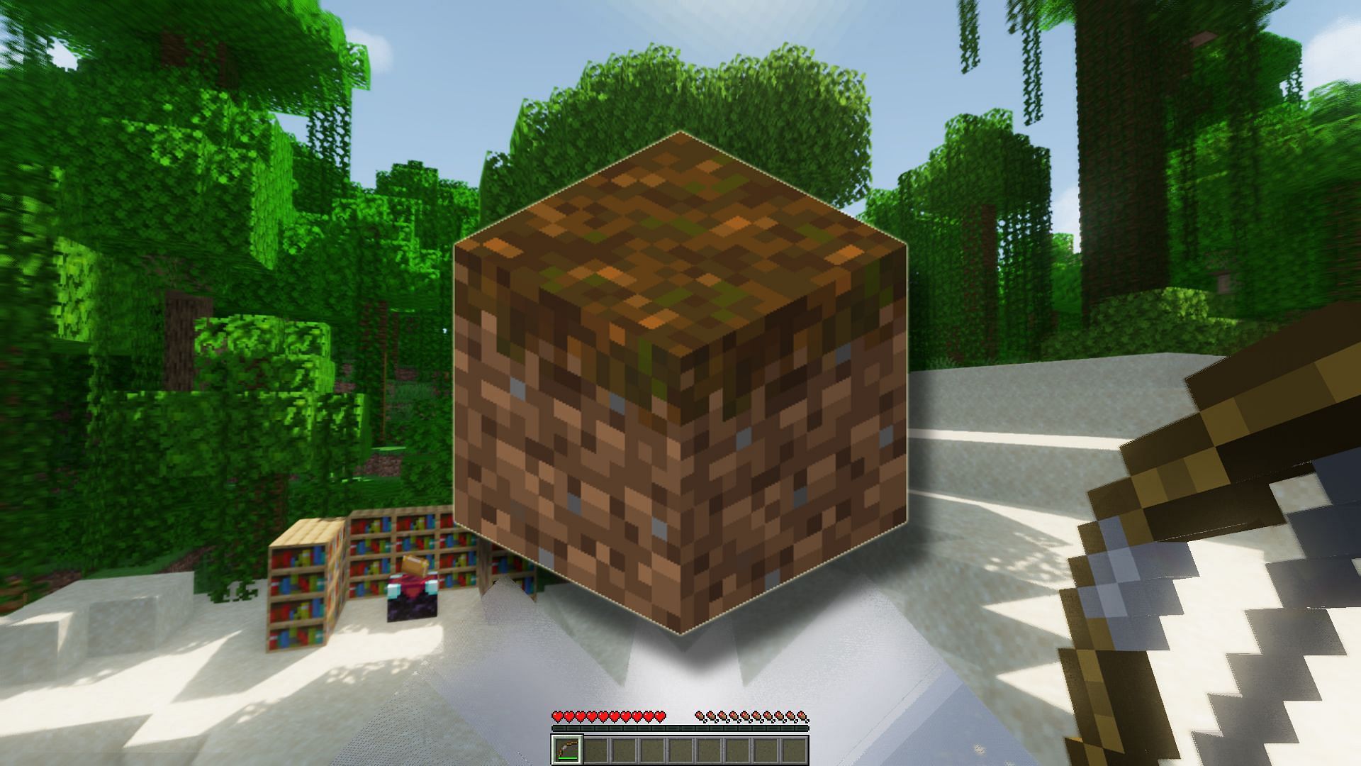 The texture for Podzol (Image via Minecraft)