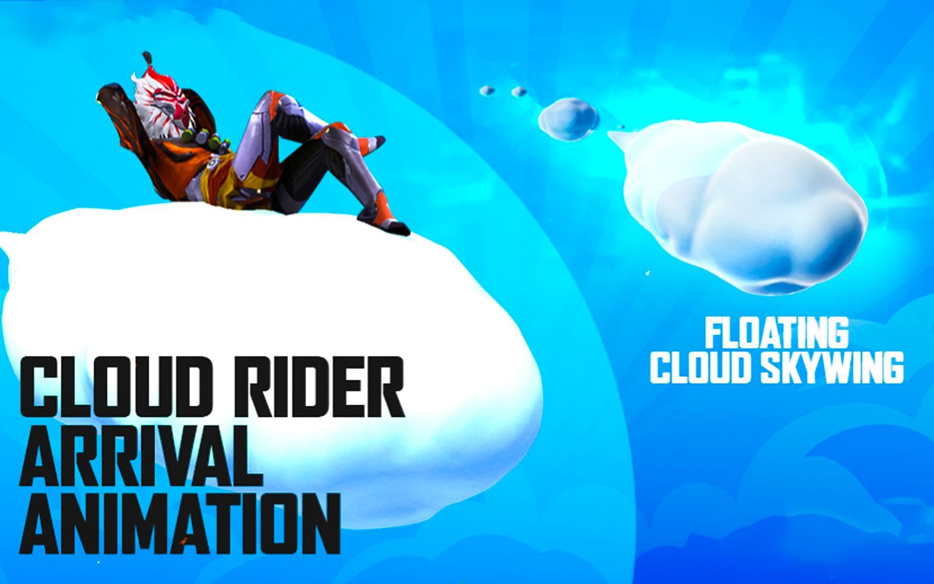 How to get new Floating Cloud Skywing and Cloud Rider arrival animation in  Free Fire MAX this week