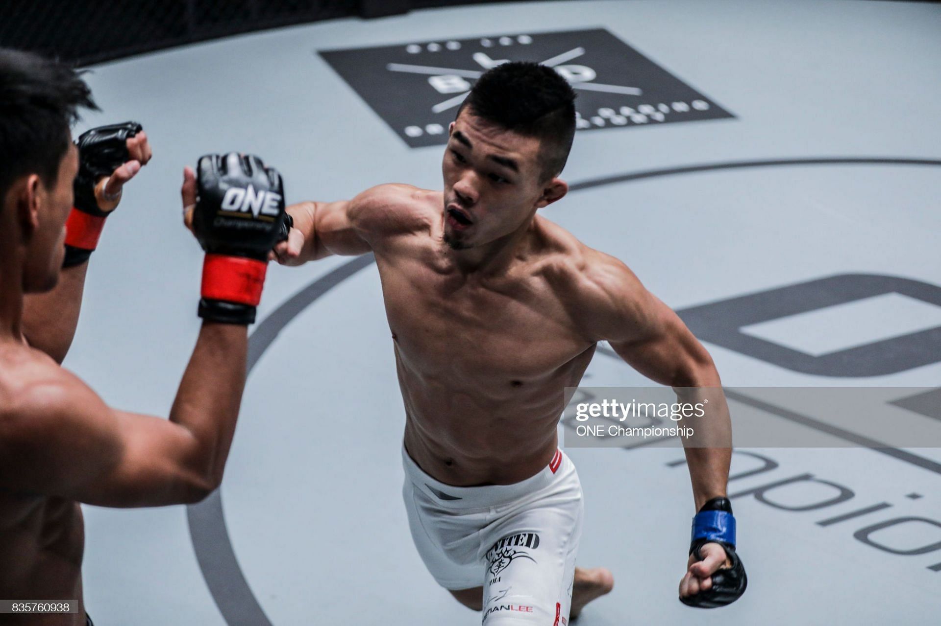 Christian Lee in action against Keanu Subba at ONE Championship:Quest for Greatness