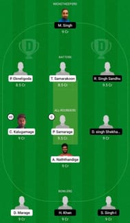 RCC vs CRS Dream11 Fantasy Suggestion #1