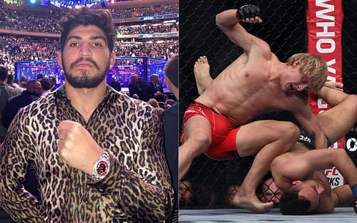 Dillon Danis (L) and Paddy Pimblett vs. Jordan Leavitt (R) [Image credits: @dillondanis on Instagram]