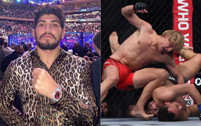 "I'd finish him in under a minute" - Dillon Danis is unimpressed with Paddy Pimblett's slick submission of Jordan Leavitt at UFC London