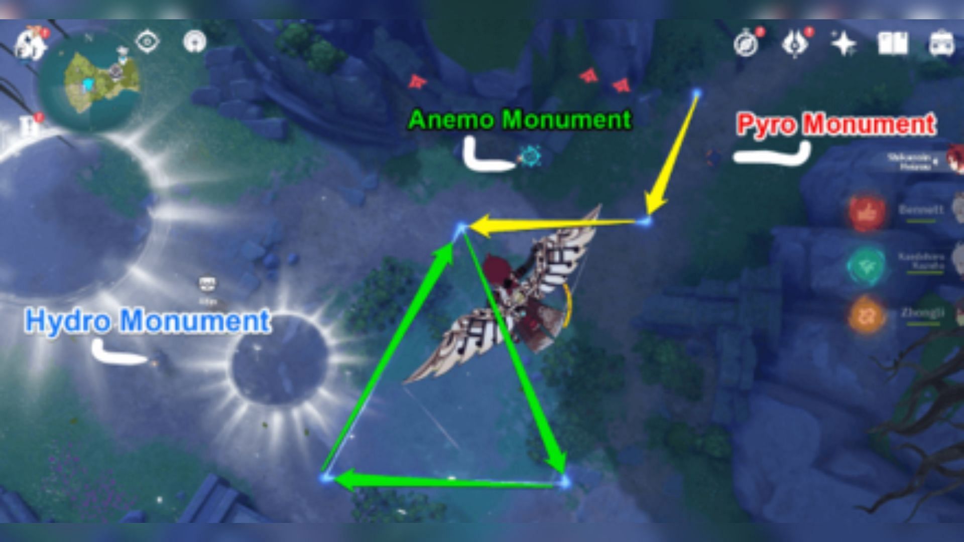 Location of Astral Puzzle 4 (Image via Genshin Impact)