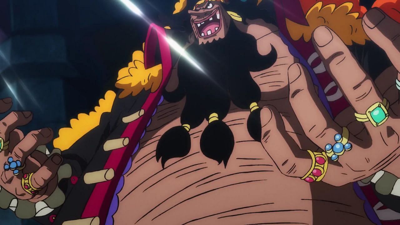 Blackbeard as seen in the series' anime (Image via Eiichiro Oda/Shueisha, Viz Media, One Piece)