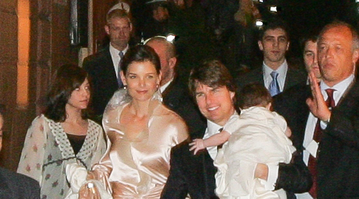 Tom Cruise and Katie Holmes welcomed Suri in 2006 (Image via Marc Piasecki/Getty Images)