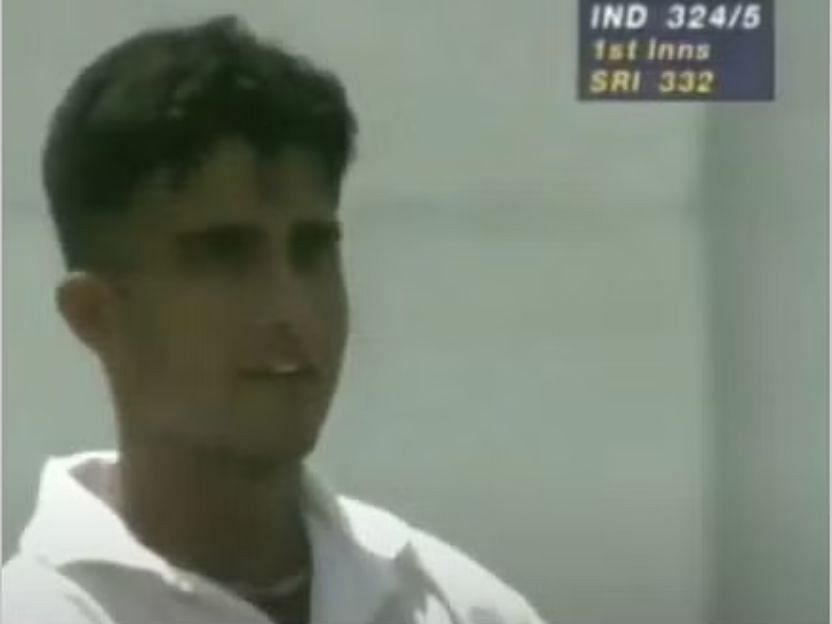 सौरव गांगुली ने यहाँ श्रीलंका के खिलाफ अपना पहला शतक लगाया था (Screenshot)