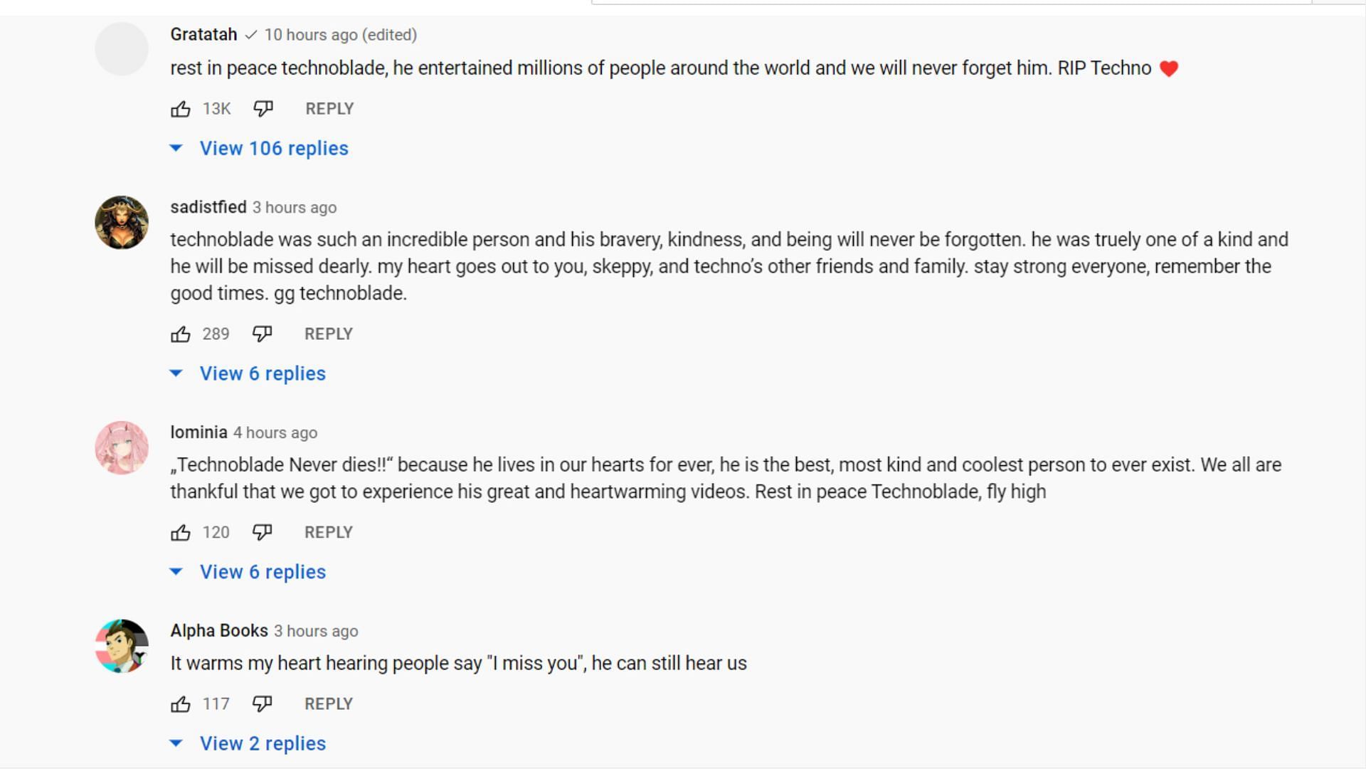 Reaction from fans on the YouTube video (Image via- Skeppy/YouTube)