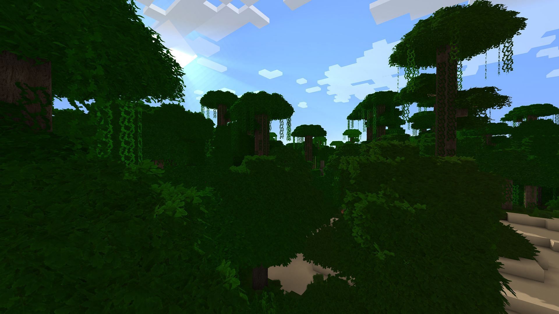 An example of a Stratum jungle (Image via Mojang)