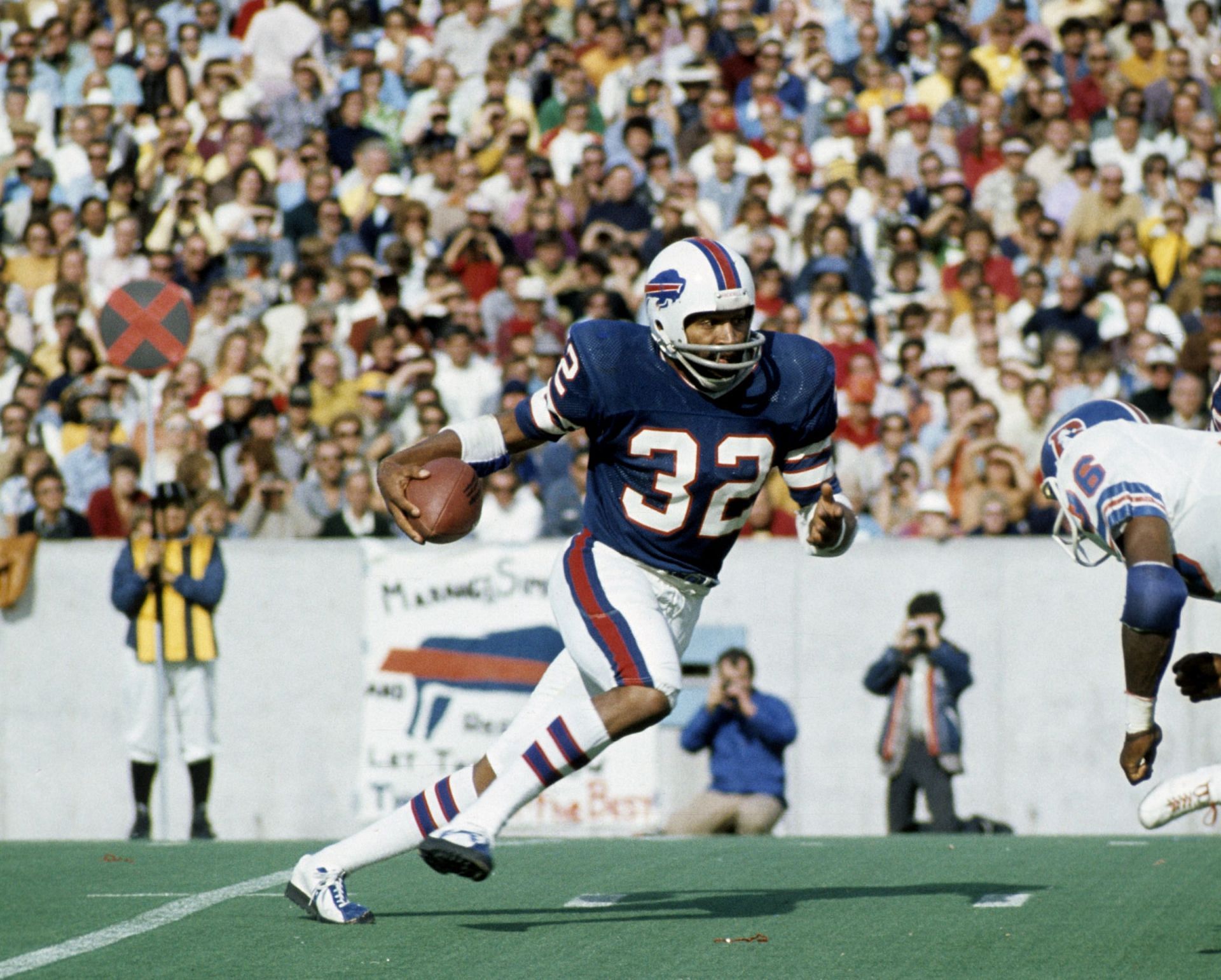 Lot Detail - 1971-74 O.J. Simpson Game Used Buffalo Bills #32 Home
