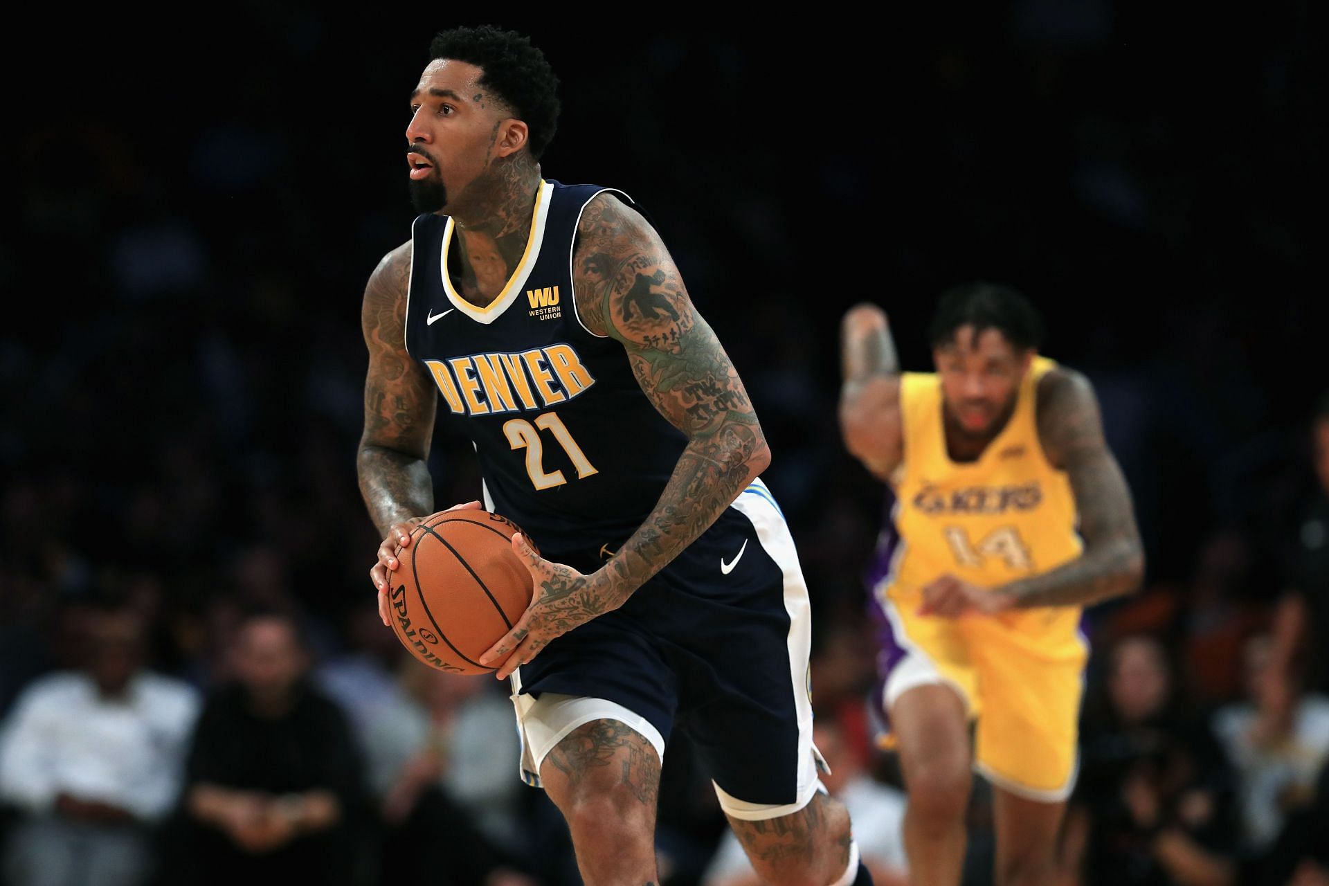 Wilson Chandler with the Denver Nuggets in 2017