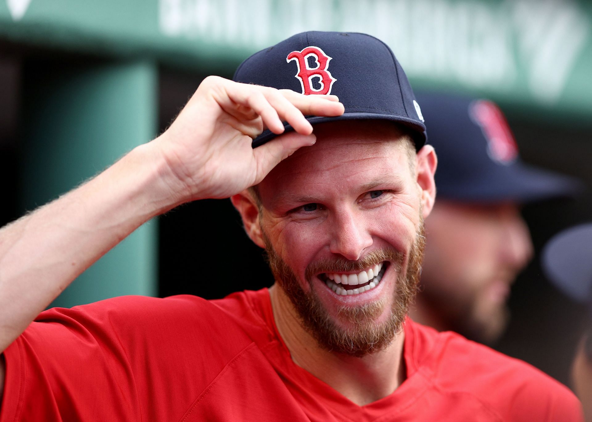 Chris Sale looks far different happier here than in his viral meltdown video.