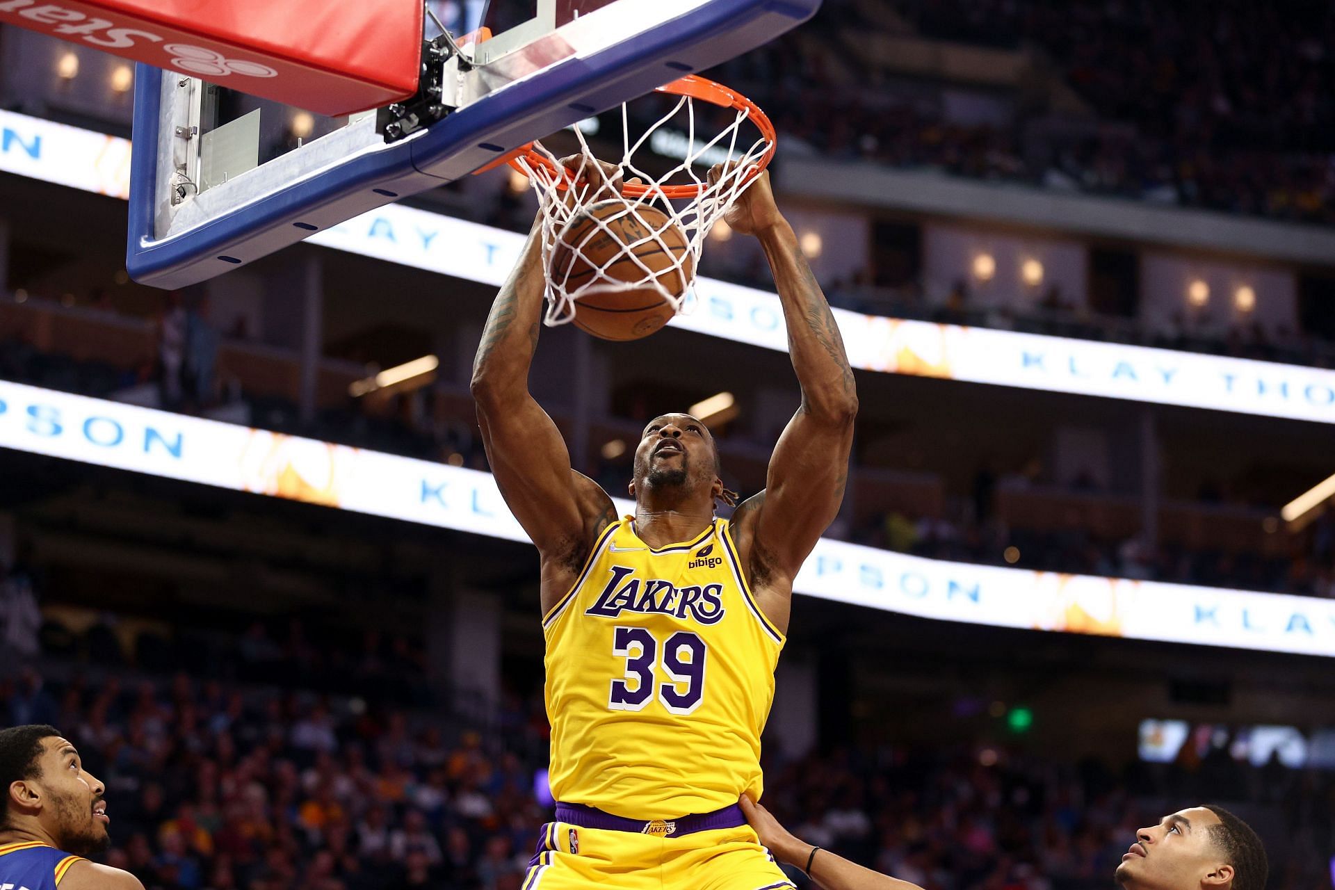 Dwight Howard with the LA Laker
