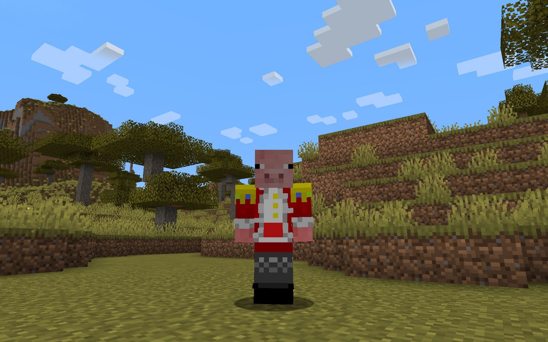 A rare picture of Technoblade without his signature crown (Image via Minecraft)