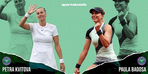 Kvitova will take on Badosa in the third round at Wimbledon