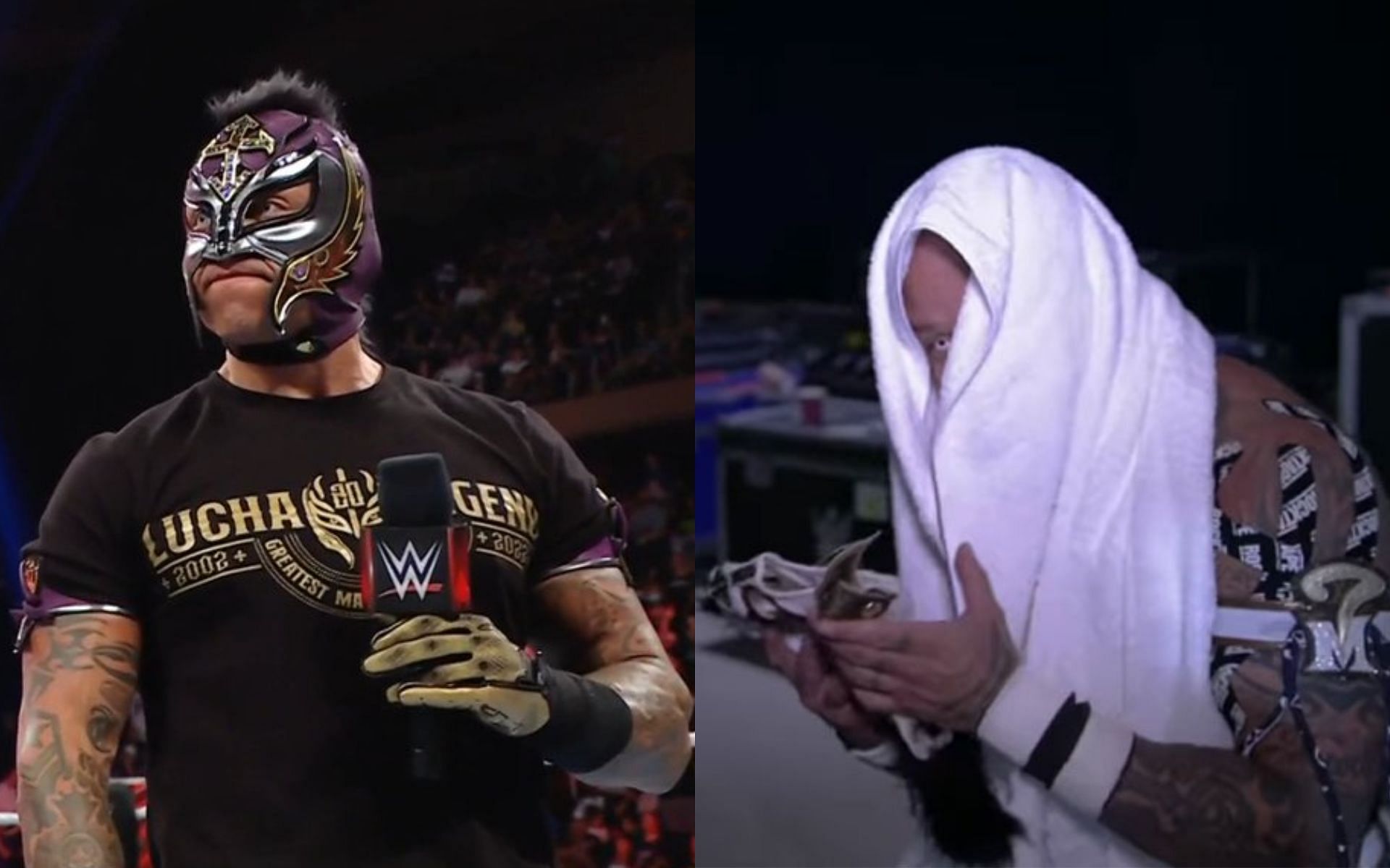 WWE Legend Rey Mysterio without his mask