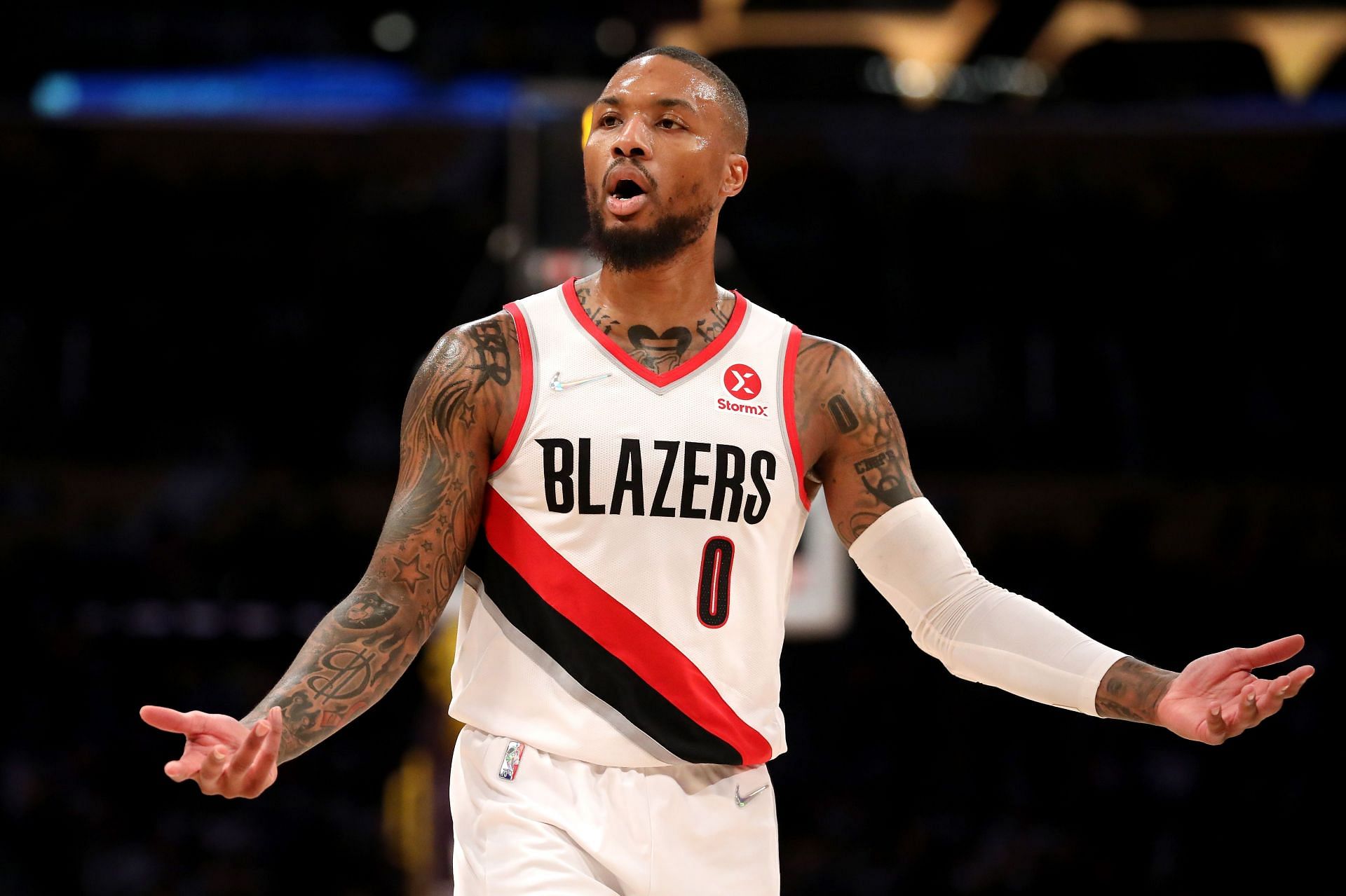 Damian Lillard has been criticized for signing a big contract extension with the Portland Trail Blazers (Image via Getty Images)