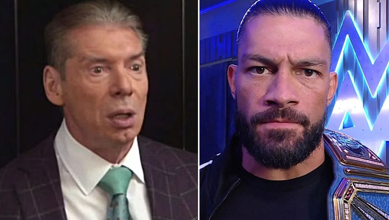 Vince McMahon/WWE Universal Champion Roman Reigns