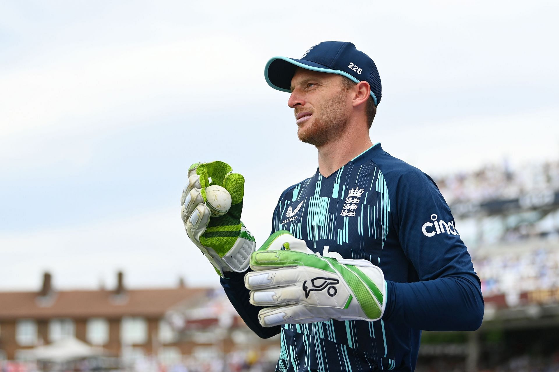 Jos Buttler suffered a loss in his first ODI as full-time captain. (Credits: Getty)