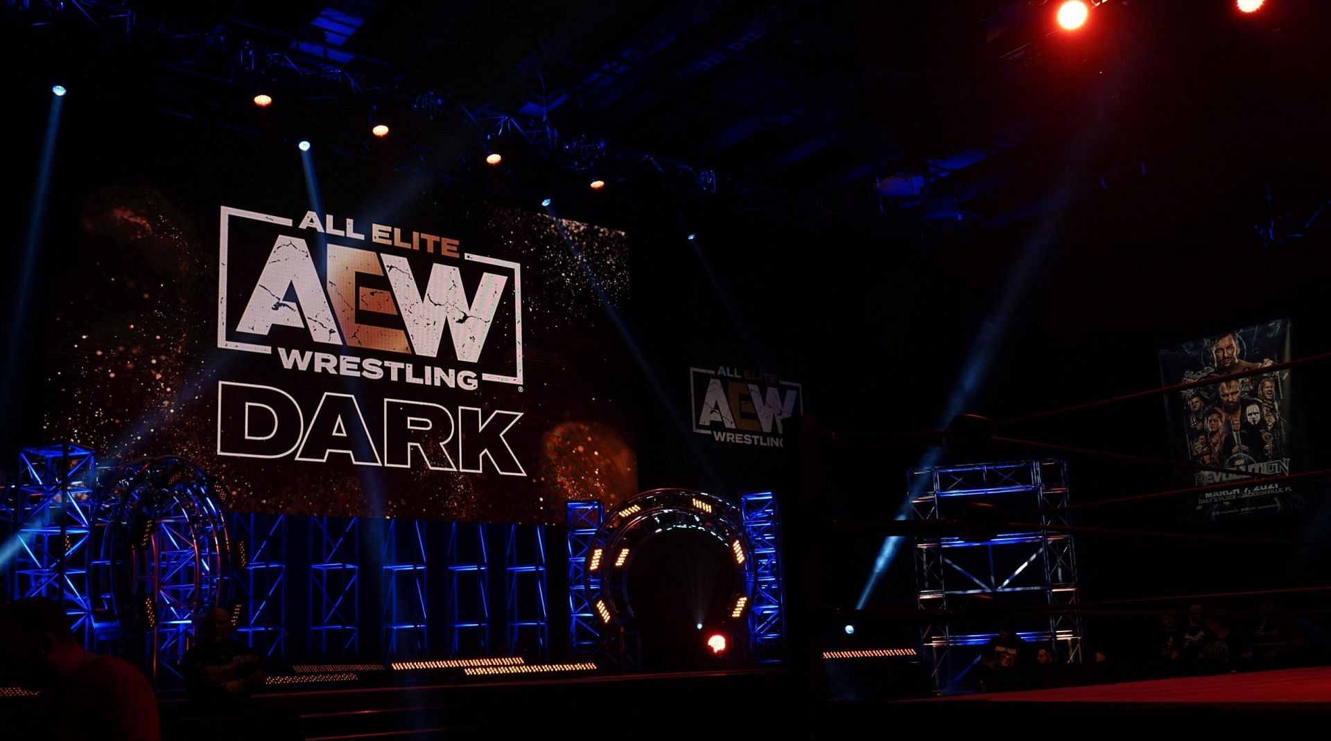 The All Elite Wrestling Dark set