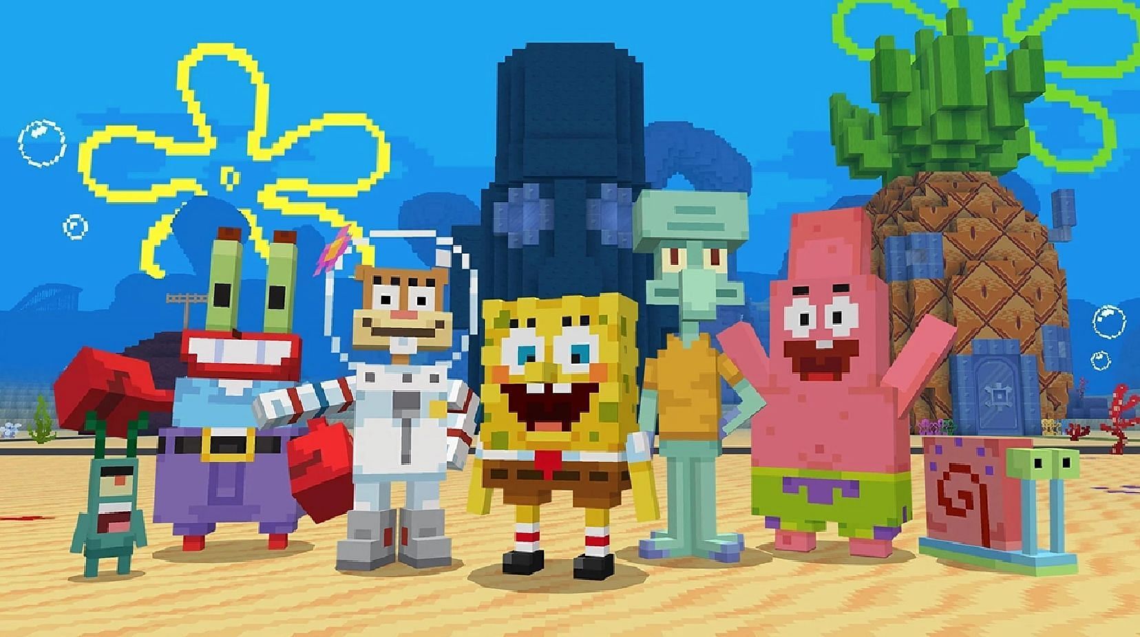 Some of the skins available in the DLC (Image via Minecraft)