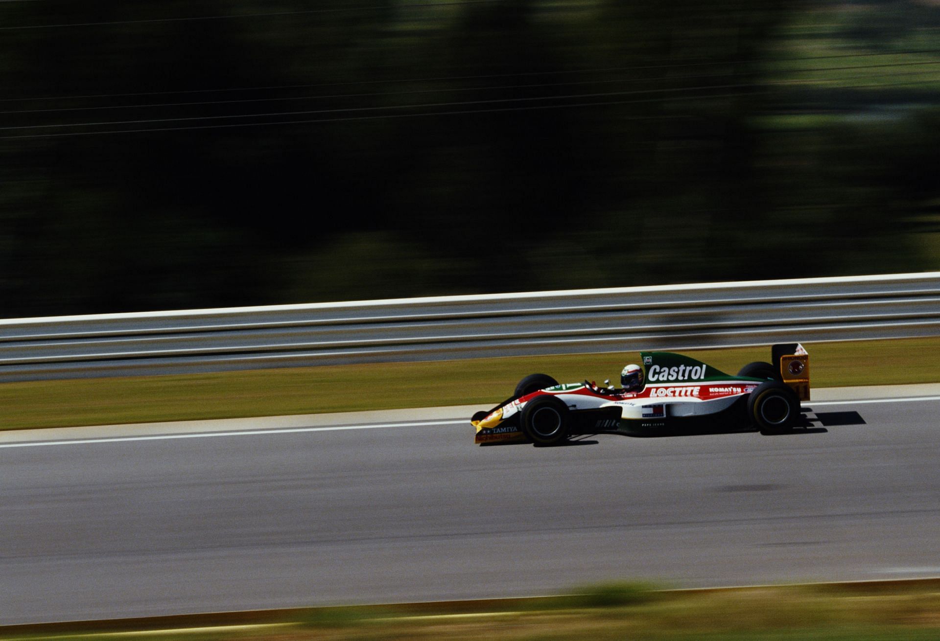 Alessandro Zanardi in action during the 1993 Grand Prix of South Africa. (Photo by Pascal Rondeau/Getty Images)