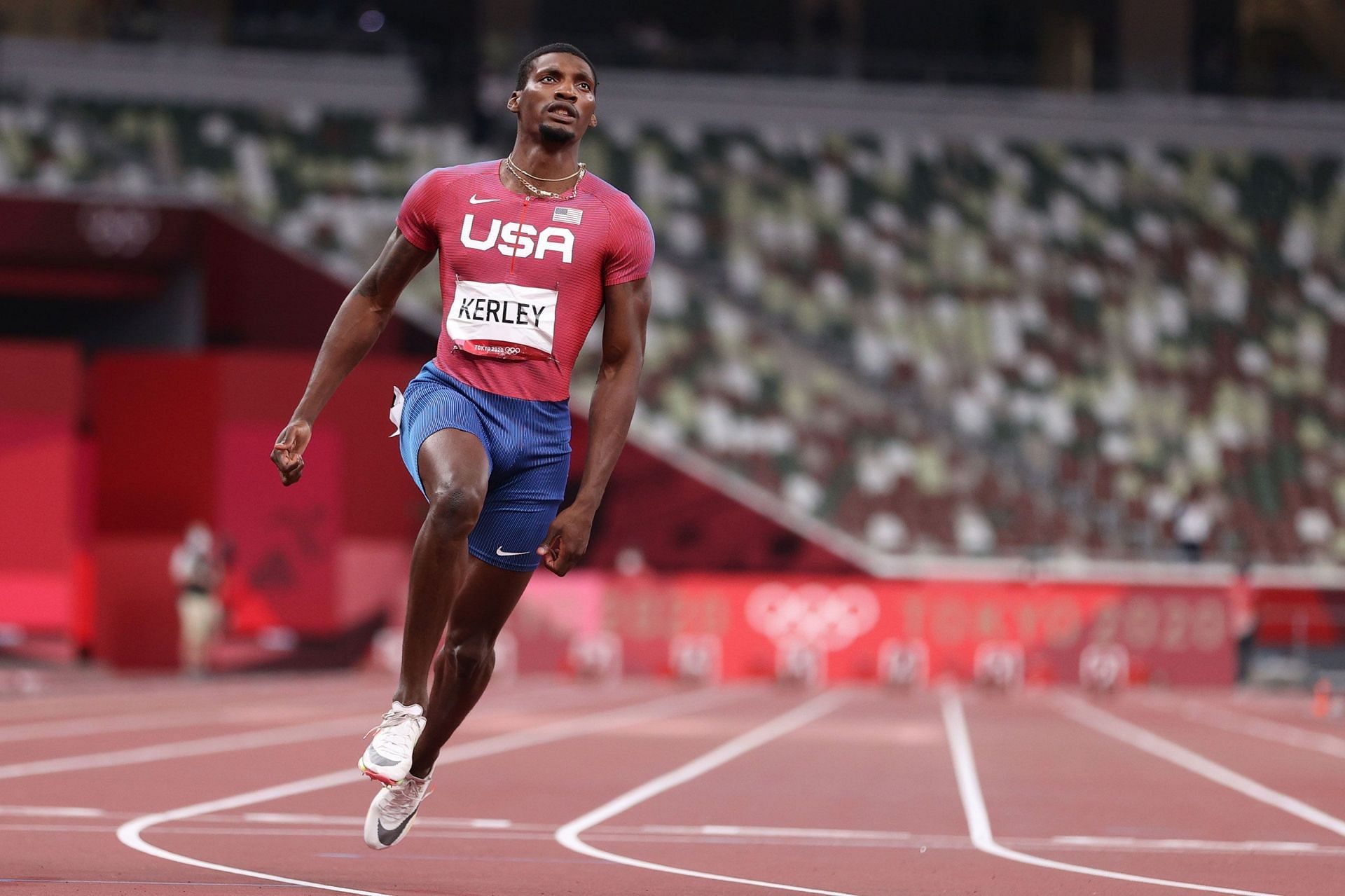 Fred Kerley recorded the fastest 100-metre heat time at the World Athletics Championships 2022 (Image via Getty Images)