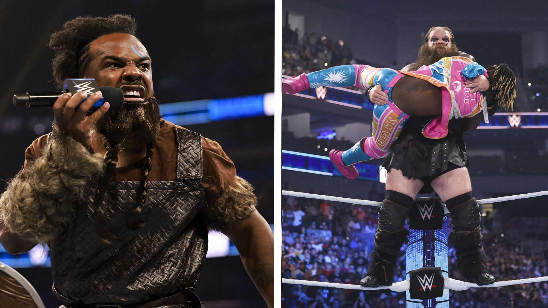 The New Day and The Viking Raiders are going at it on WWE SmackDown!