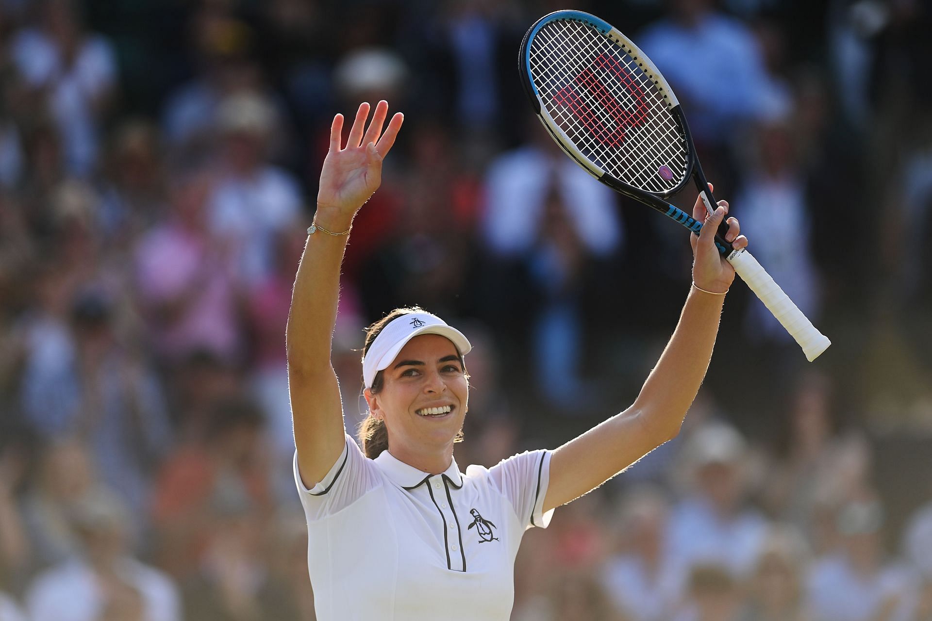 Ajla Tomljanovic at the 2022 Wimbledon Championships