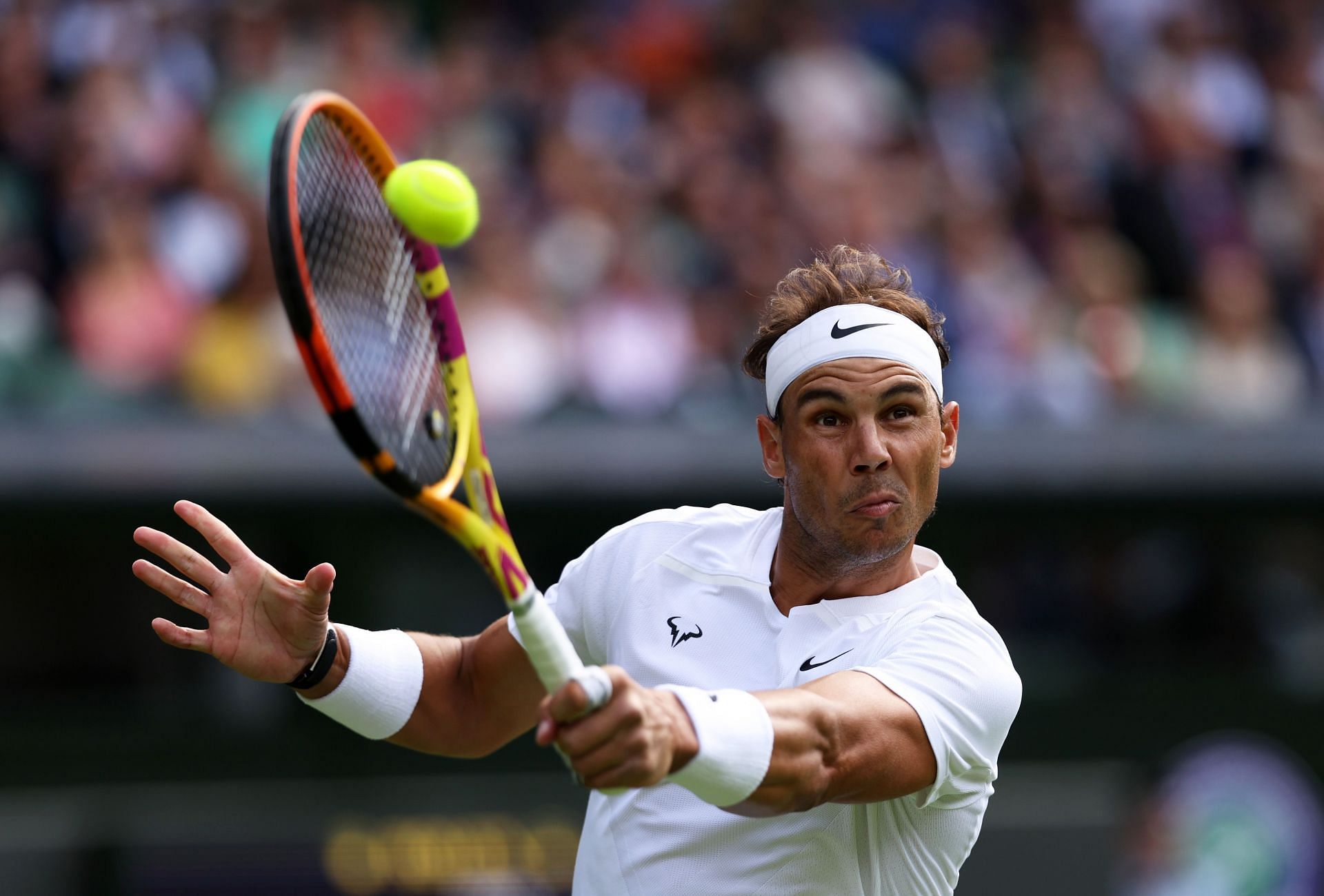 Rafael Nadal is through to the third round at Wimbledon