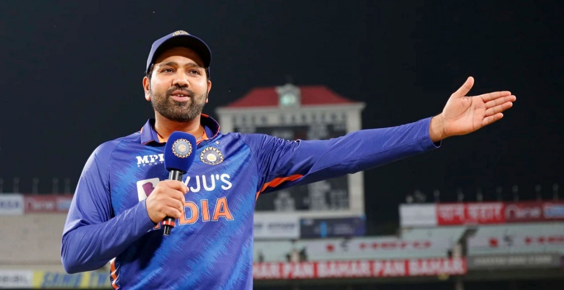 Rohit Sharma won his 13th consecutive T20I as captain. (Credit: BCCI)