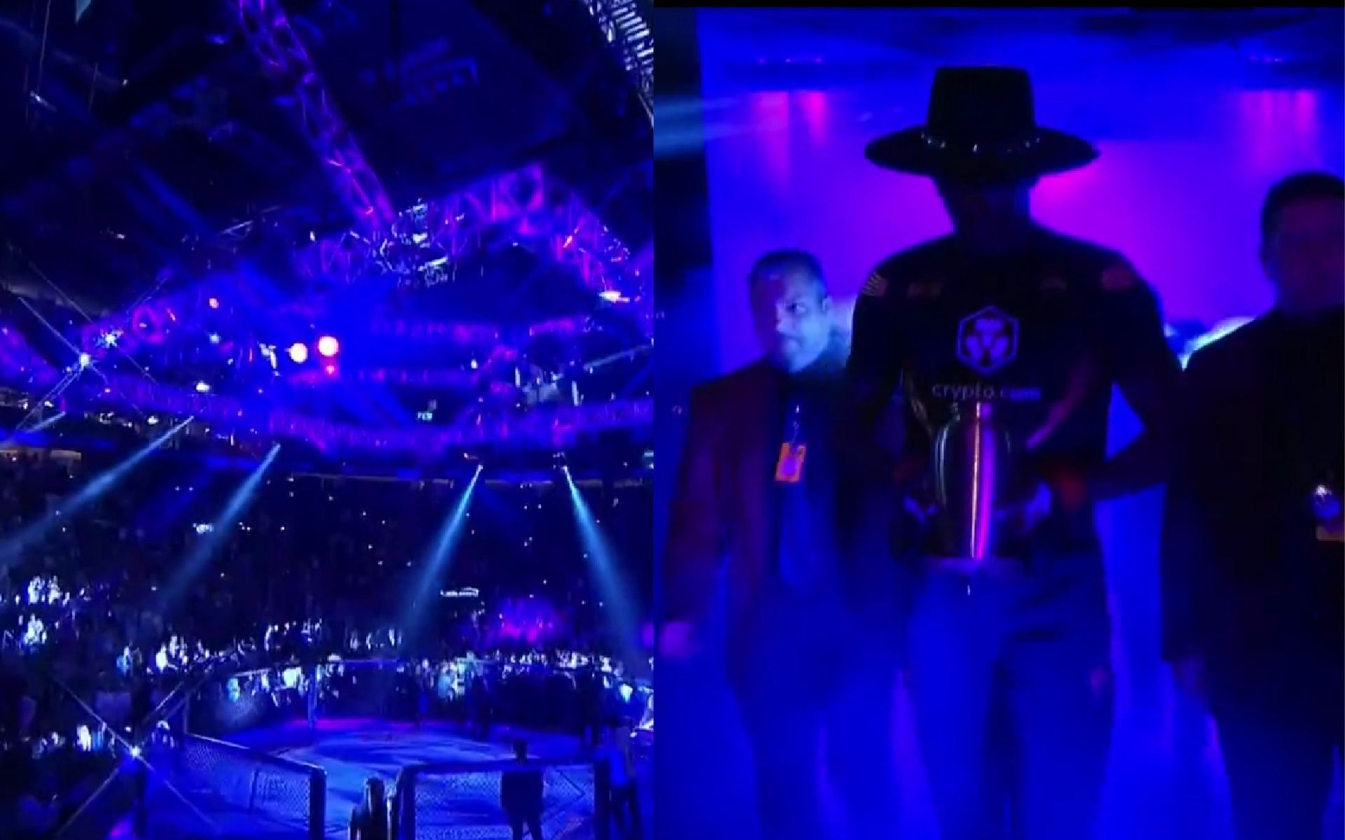 Israel Adesanya paid tribute to The Undertaker at UFC 276