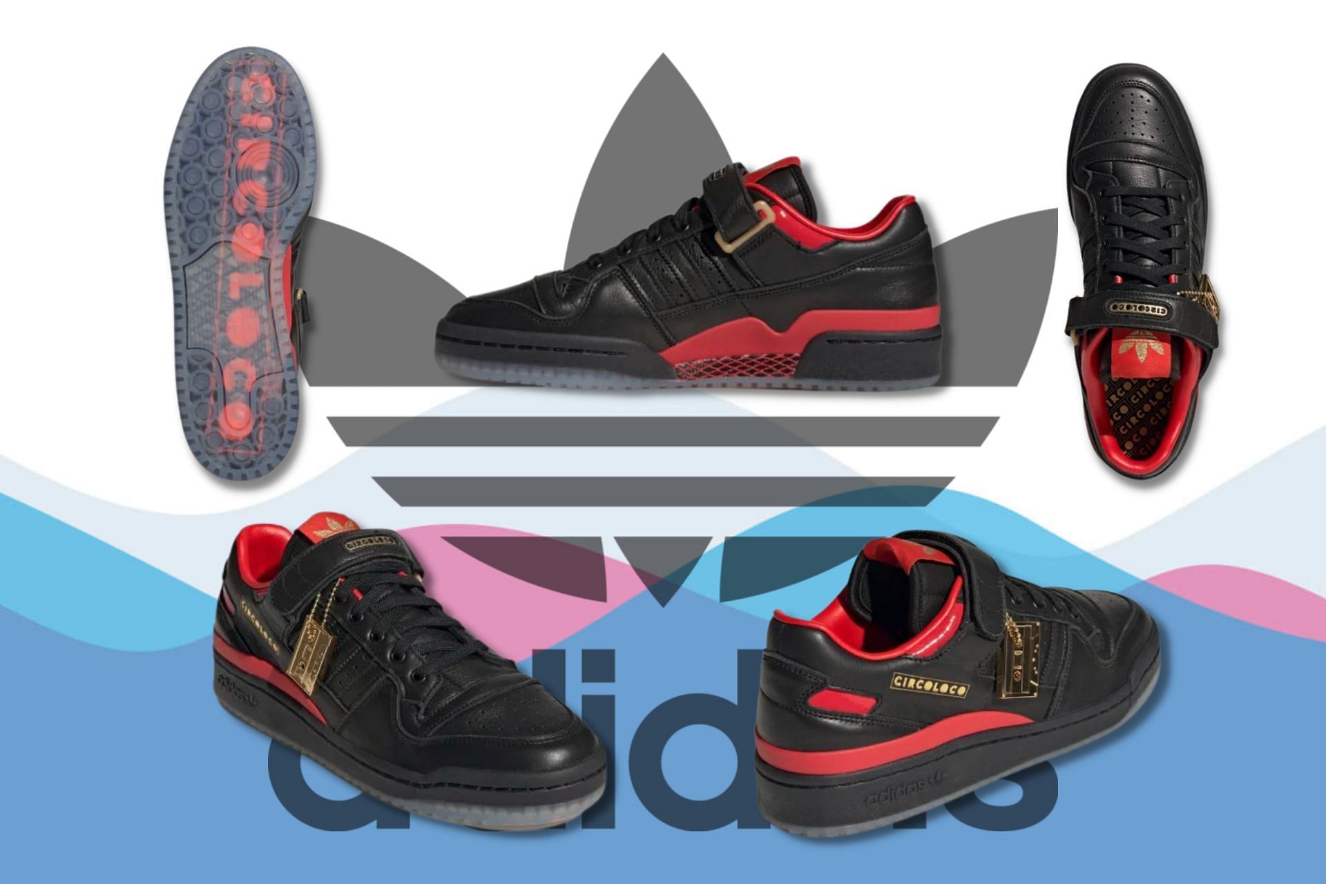 Take a detailed look at the Adidas Forum Low sneakers (Image via Sportskeeda)