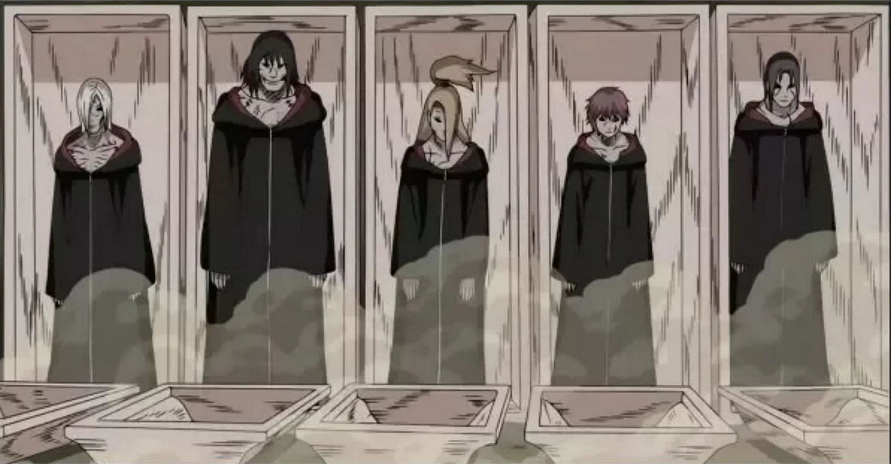 Corpses of Akatsuki members (Image via Pierrot)