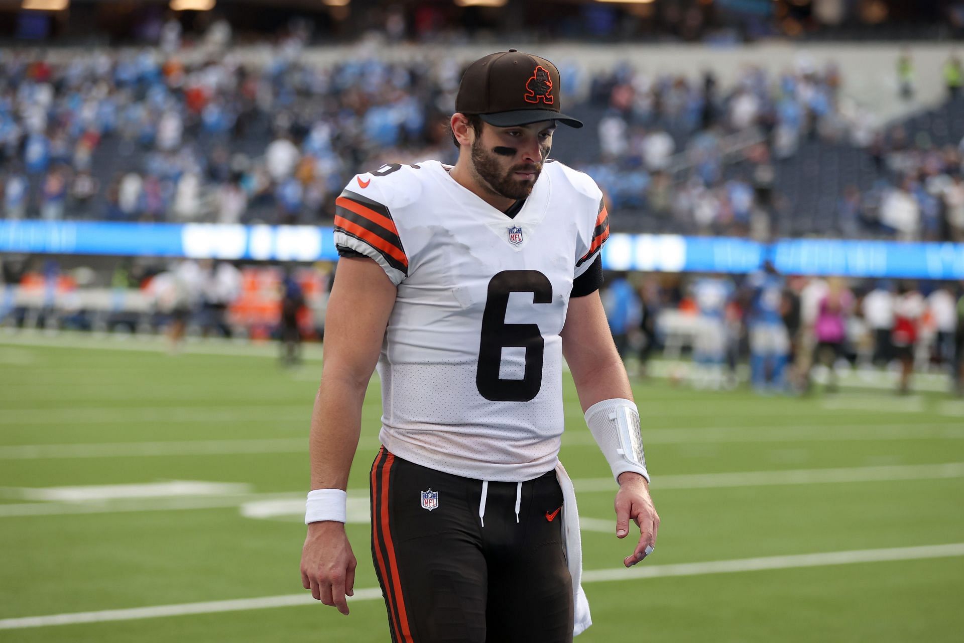Baker Mayfield during his time with the Cleveland Browns.