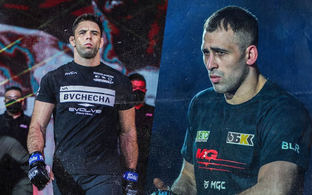 Marcus &#039;Buchecha&#039; Almeida (left) and Kirill Grishenko (right) [Photo Credits: ONE Championship]