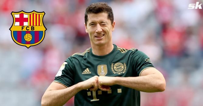 "A world-class player" - Barcelona star says Robert Lewandowski could be the signing of the season in La Liga