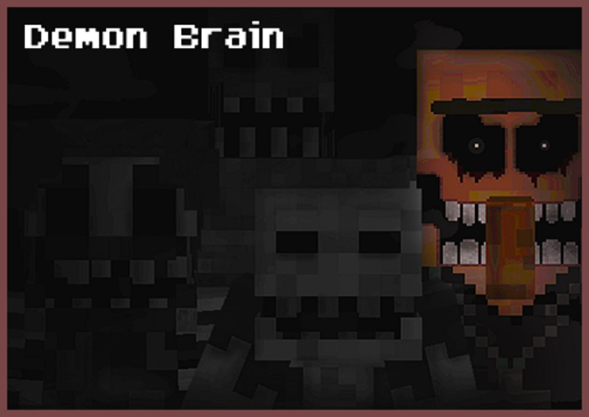 Demon Brain isn&#039;t for the faint of heart (Image via PatotatoMan/PlanetMinecraft)