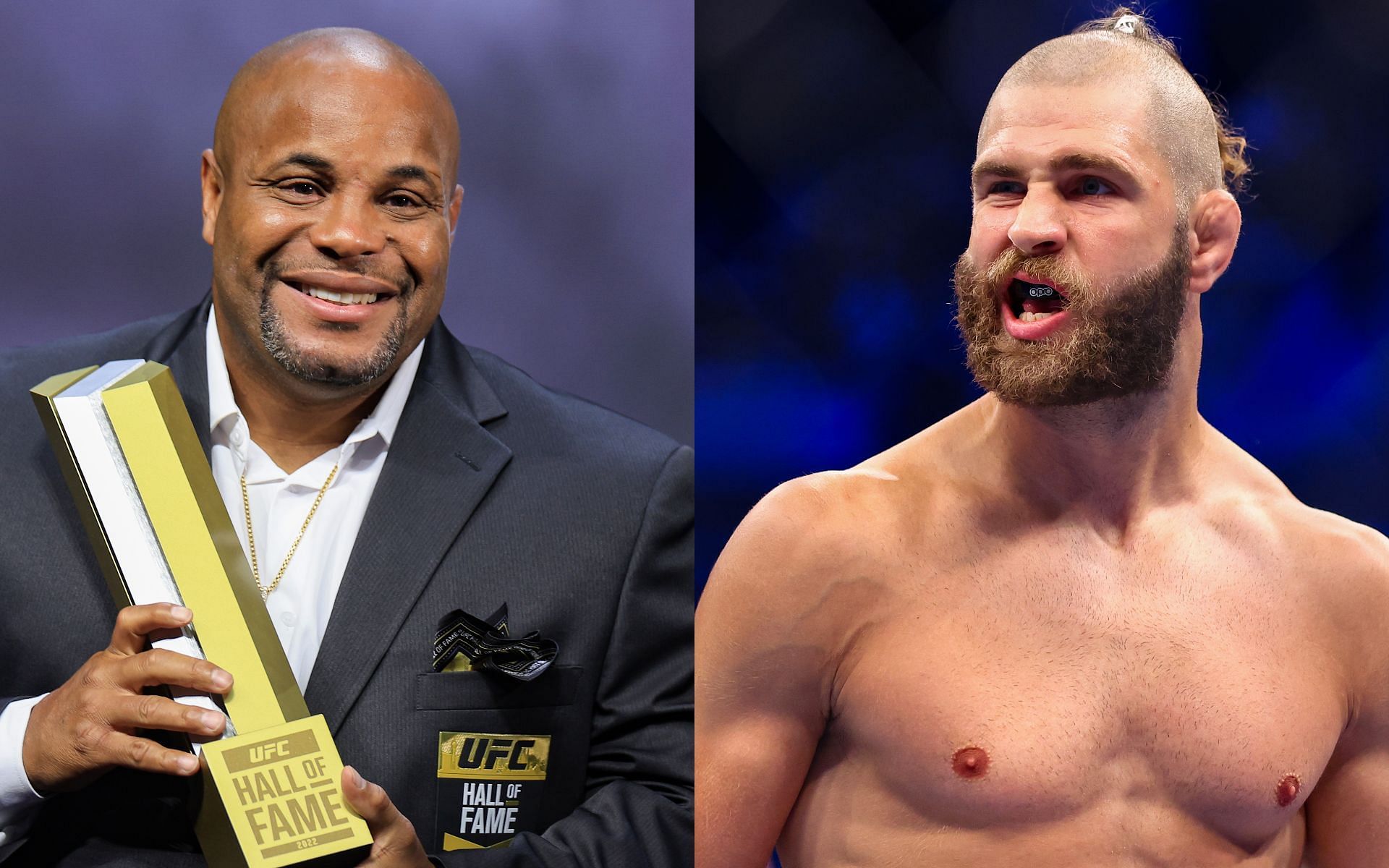 Daniel Cormier (left) and Jiri Prochazka (right) (Images via Getty)