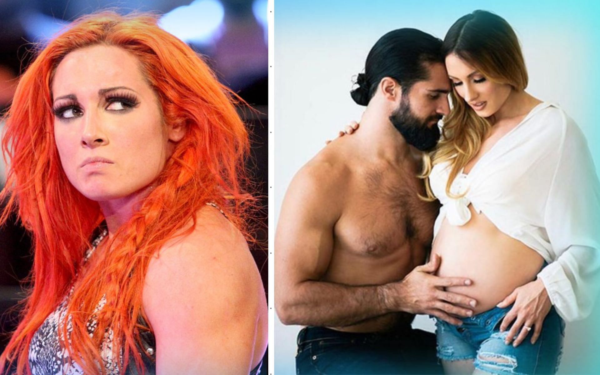 WWE Superstars, Becky Lynch and Seth Rollins