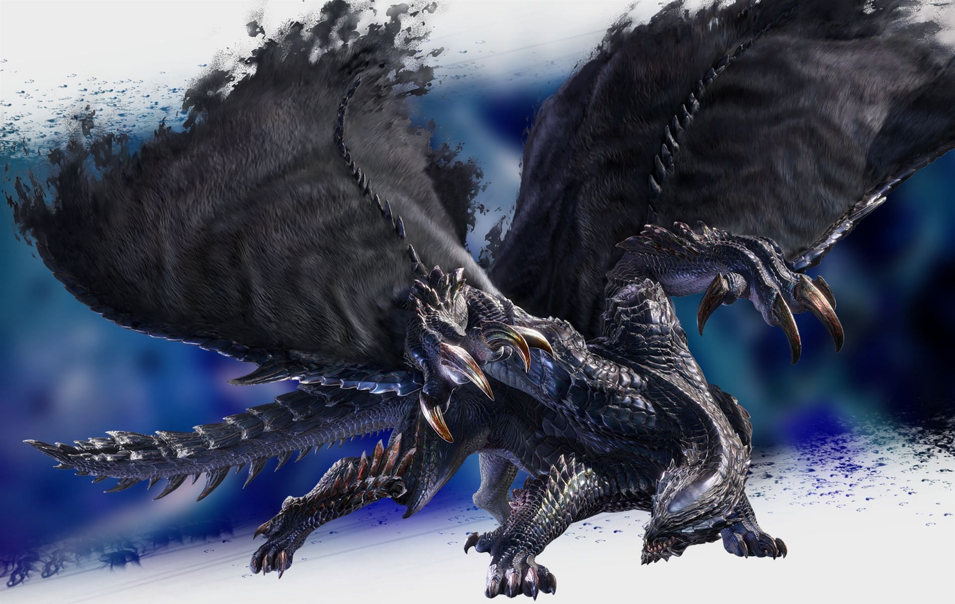 The Frenzy effect comes from the newly added monster in Monster Hunter Rise: Sunbreak, Gore Magala (Image via Capcom)