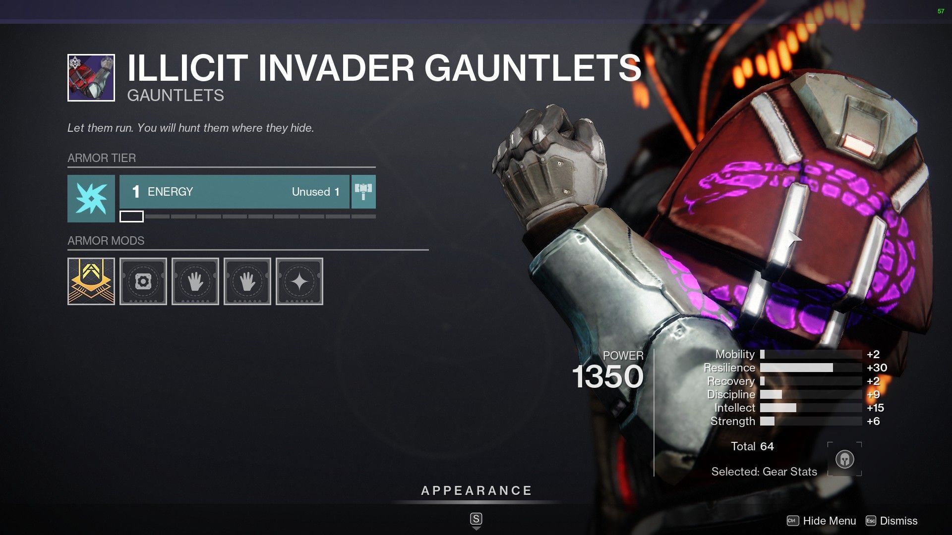 Illicit Invader gauntlets for Titans this week (Image via Destiny 2)