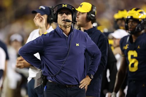 Michigan Wolverines head coach Jim Harbaugh